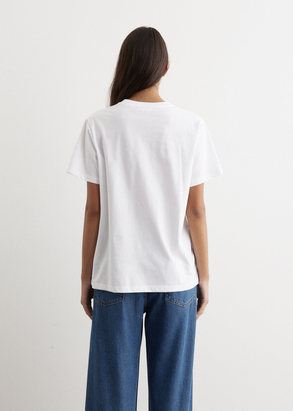 Comfortable Basic Jersey Flower Relaxed T-Shirt for Women - Casual Wear, Summer Outfits & Everyday Style