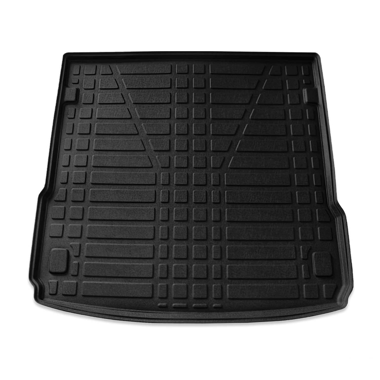 OMAC All-Weather TPE Cargo Liner for Audi Q7 2007-2015 - Heavy Duty Black Trunk Mat, Waterproof & Non-Slip Protection for SUV Cargo Area - Perfect for Road Trips, Groceries, Pets & Outdoor Adventures