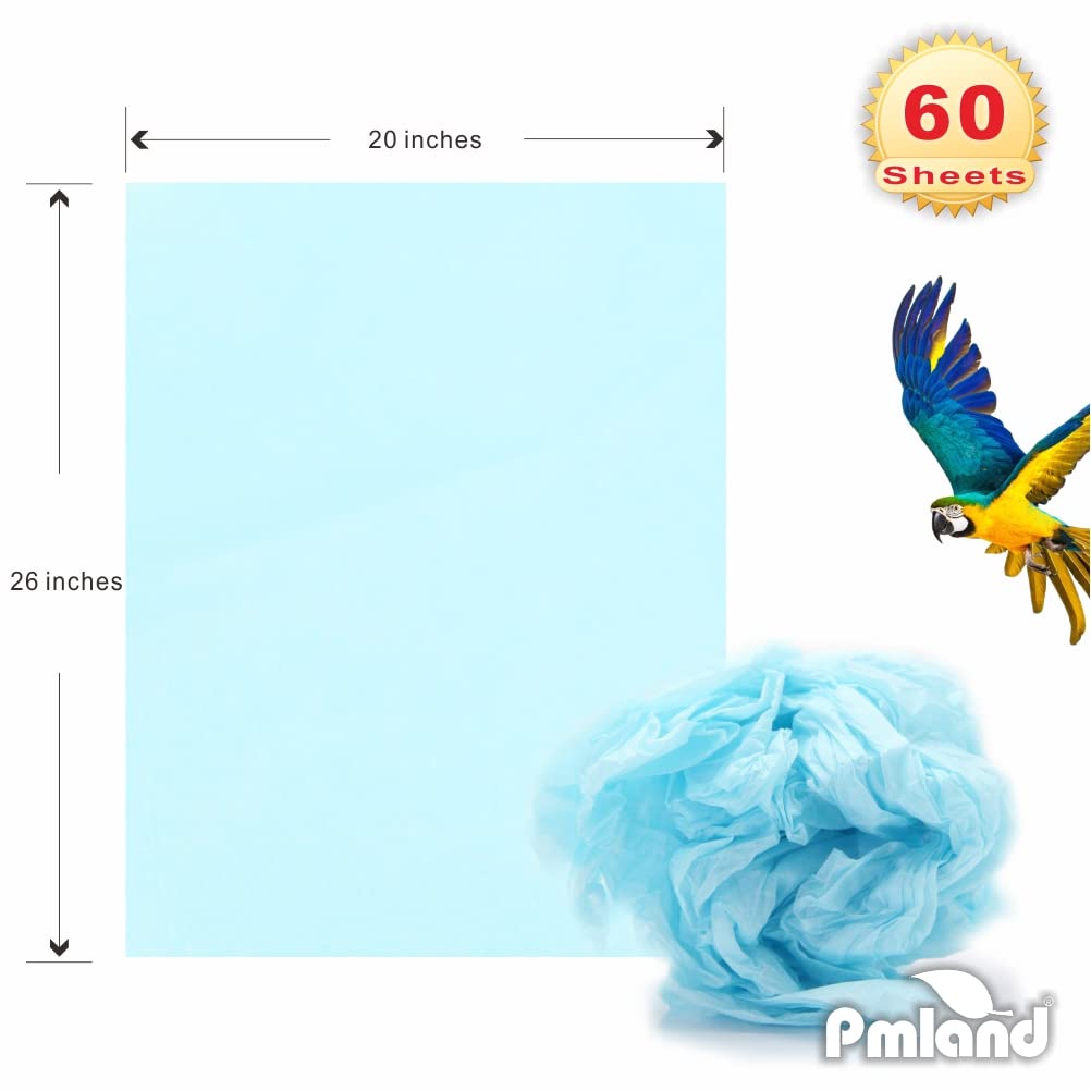 Premium Light Blue Gift Wrapping Tissue Paper - 20