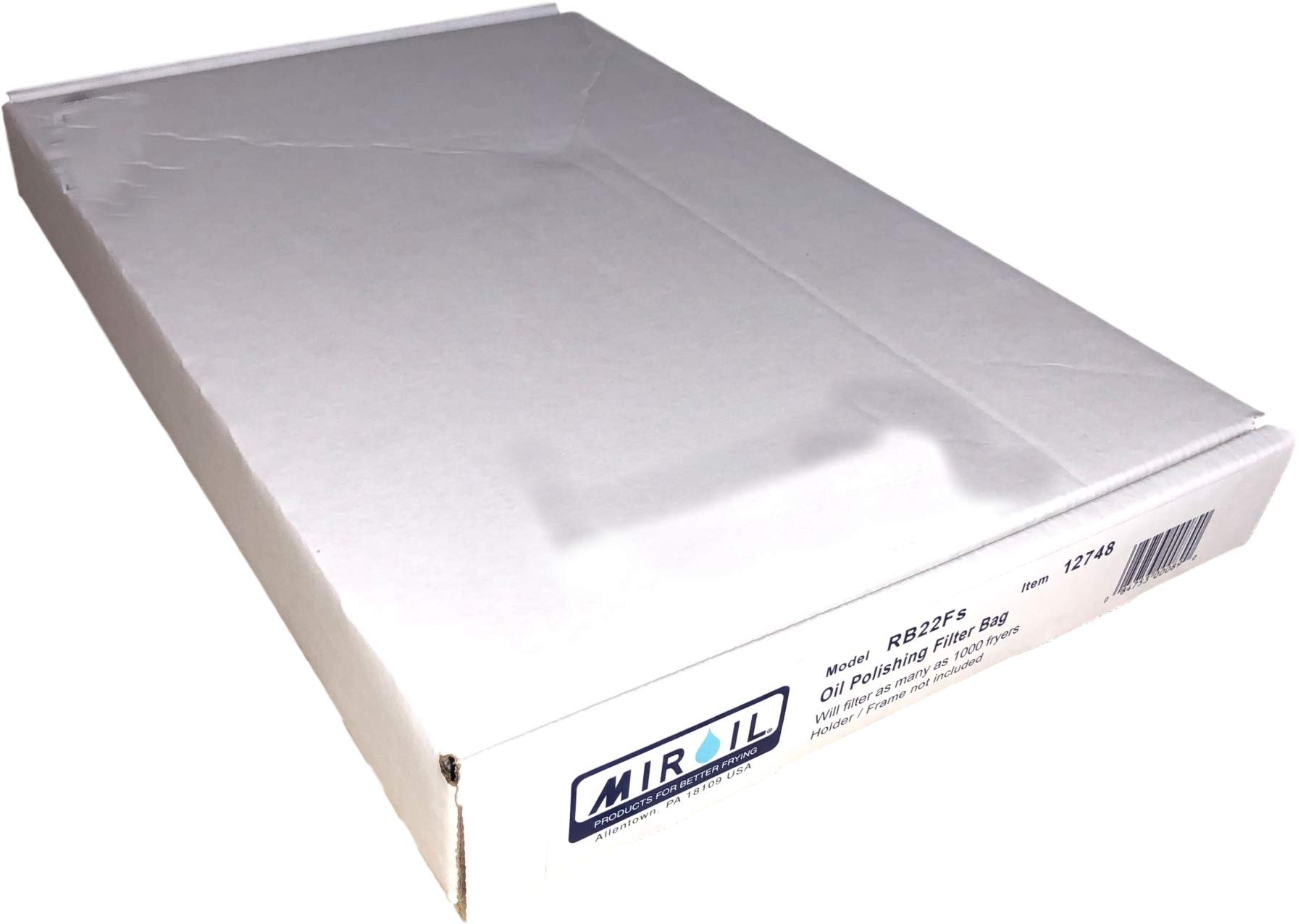 MirOil RB22FS Commercial Fryer Filter Bag - 28 lb Oil Capacity, Heavy-Duty Polishing Filter for Restaurants & Food Trucks - Perfect for Deep Frying, Chicken Wings & French Fries