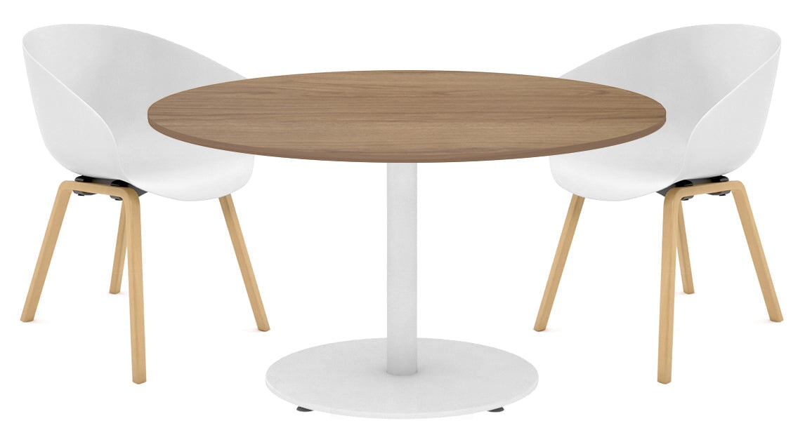 JasonL Melamine Round Table Top - 600mm (24 Inches) Durable & Scratch-Resistant for Kitchen, Dining Room, or Outdoor Use