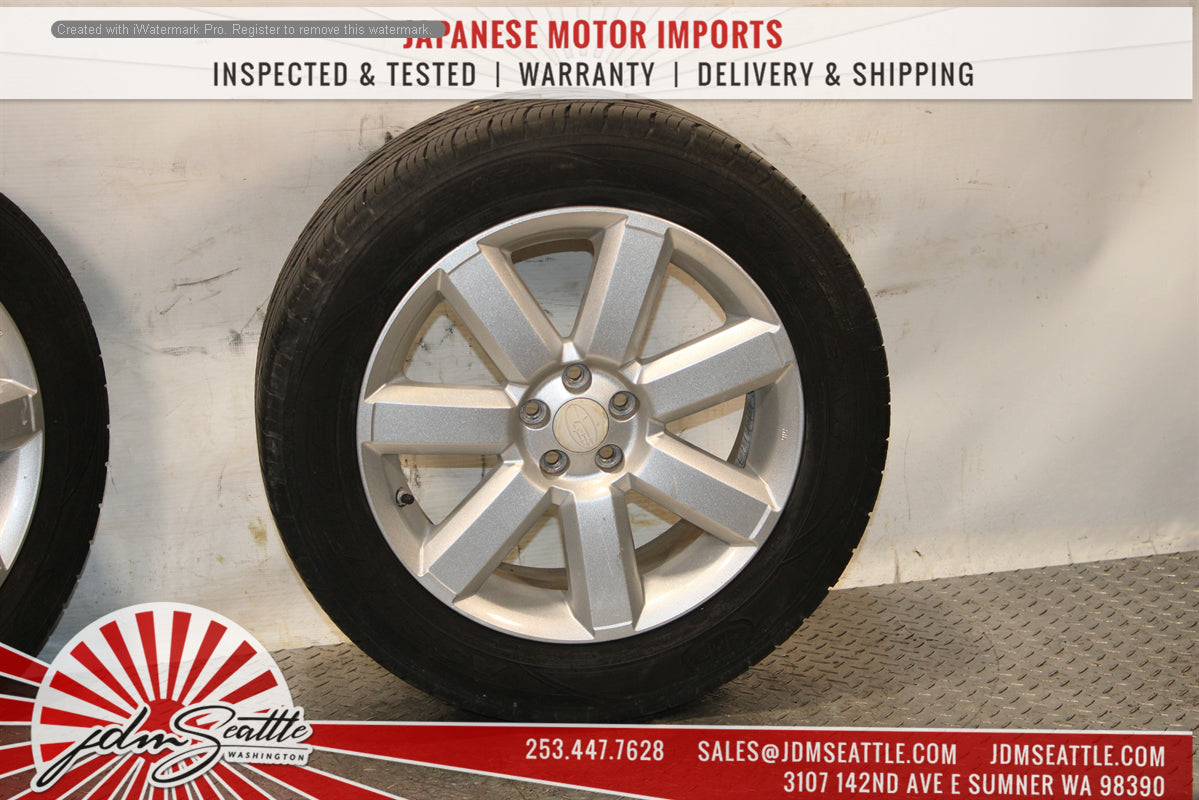 Original SUBARU OUTBACK 17X7 OEM Wheel Set - 4 Rims & Tires Included | Perfect for Replacement, Off-Road Adventures & Winter Driving