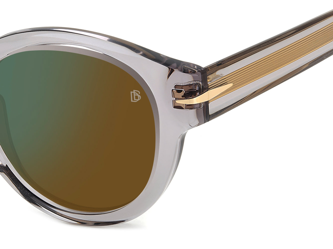 David Beckham DB7110/S Sunglasses - Polarized Aviator Style for Men & Women - UV Protection for Outdoor Sports & Driving