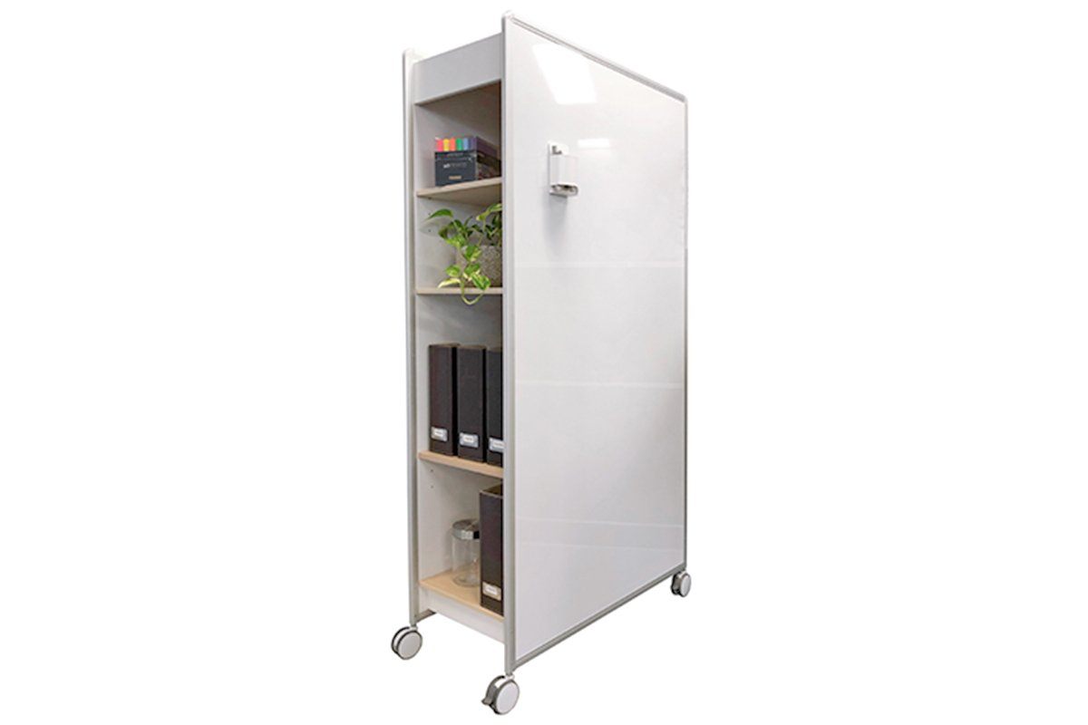 Vision Hubble Double-Sided Mobile Whiteboard - Portable Dry Erase Board for Office, Classroom & Home Use - Perfect for Presentations, Teaching & Note-Taking