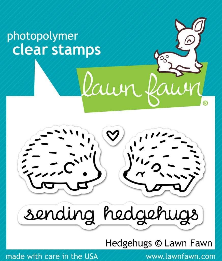 Hedgehugs Clear Stamps by Lawn Fawn (LF729) - Perfect for Card Making, Scrapbooking & DIY Paper Crafts