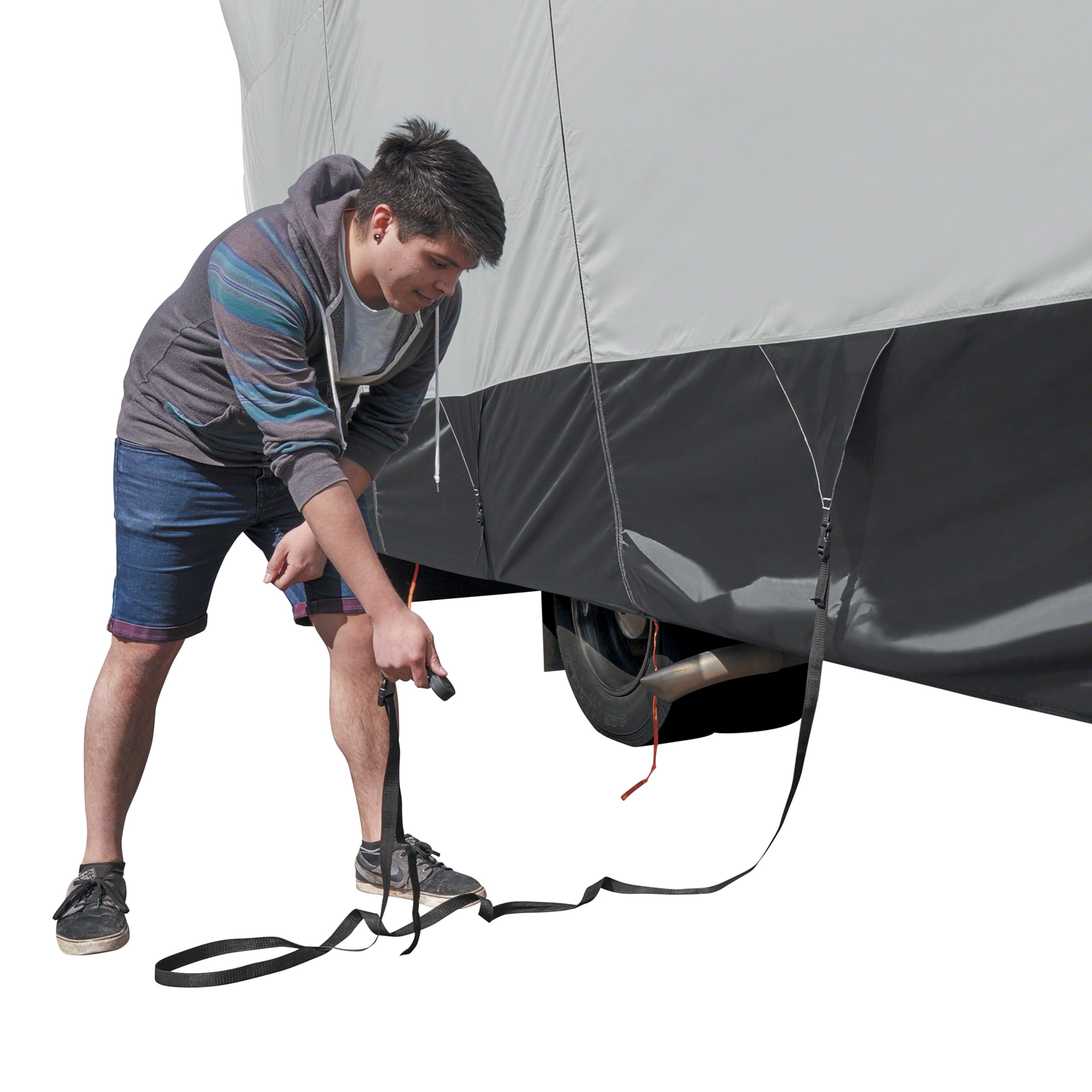 Waterproof Travel Trailer Cover 24'-27' - SkyShield™ for RV & Camping Protection