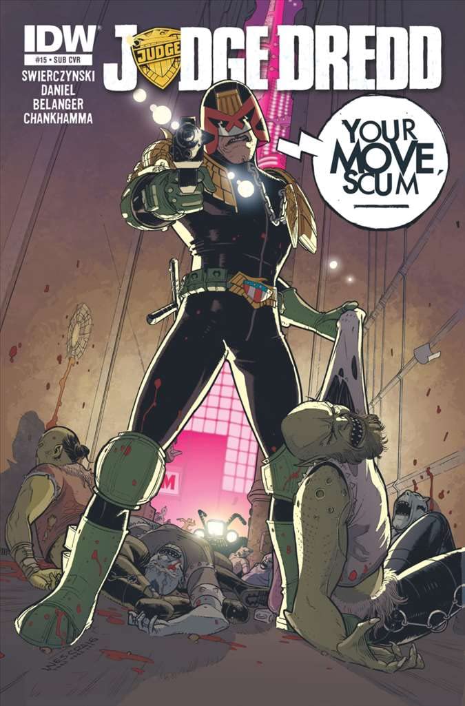 Judge Dredd (4th Series) #15A VF/NM - IDW Comic Book Collector's Edition | Sub Variant for Superhero Fans & Comic Enthusiasts | Perfect for Display, Gifts & Investment