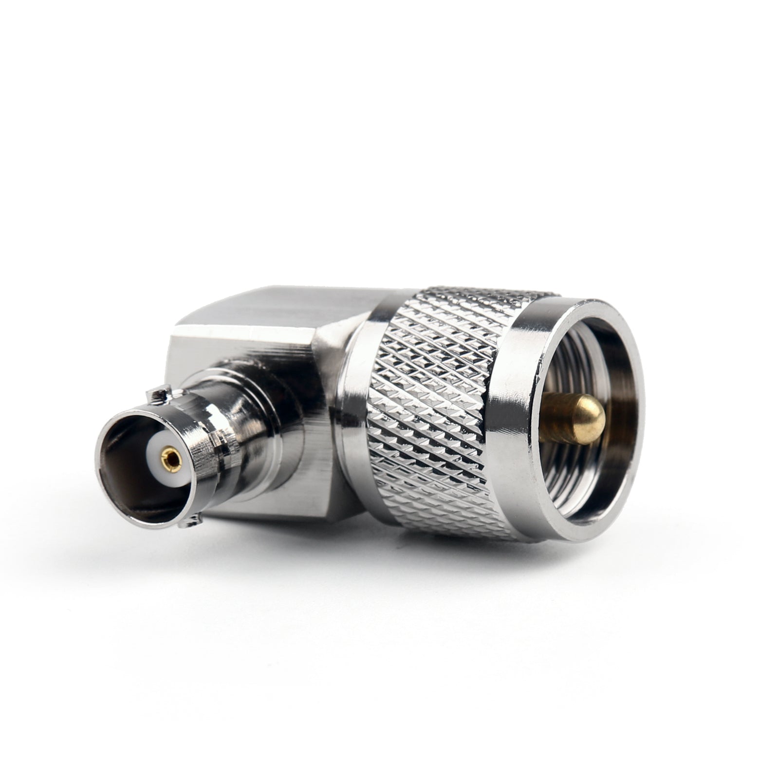 10pcs UHF PL259 Male to BNC Female Right Angle RF Coaxial Adapter Connectors - Perfect for Ham Radio, CCTV, and Antenna Installations