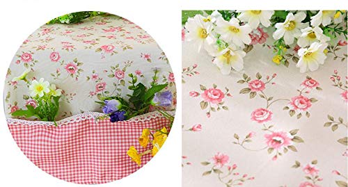 Country Style Microwave Oven Dust Cover - Pink Protective Cover for Kitchen Appliances | Perfect for Small Kitchens, Dorms & RVs
