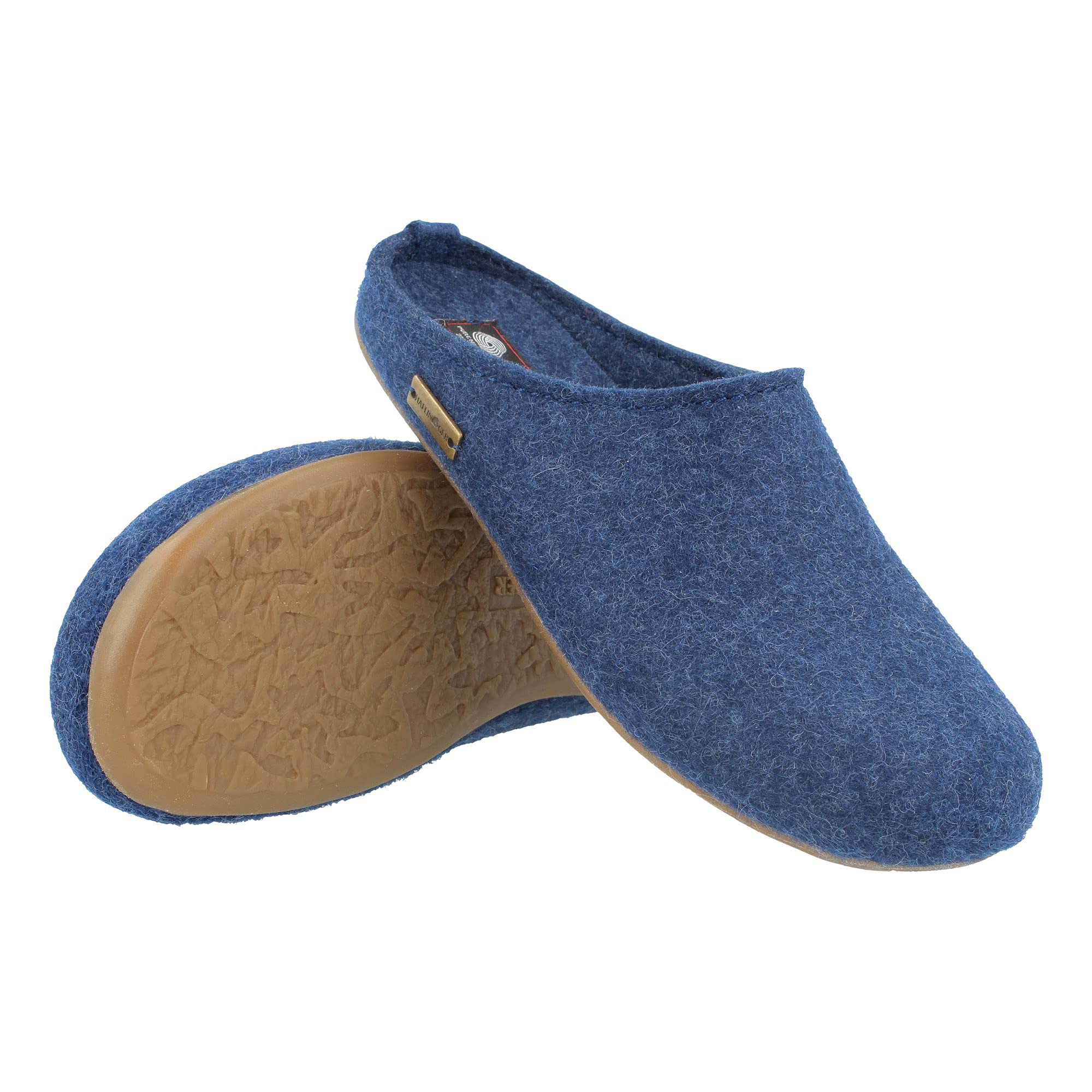 HAFLINGER Women's Wool Felt Slippers - Everest Fundus Indoor House Shoes for Women, Comfortable Ruby Red Slippers for Winter, Home, and Relaxation