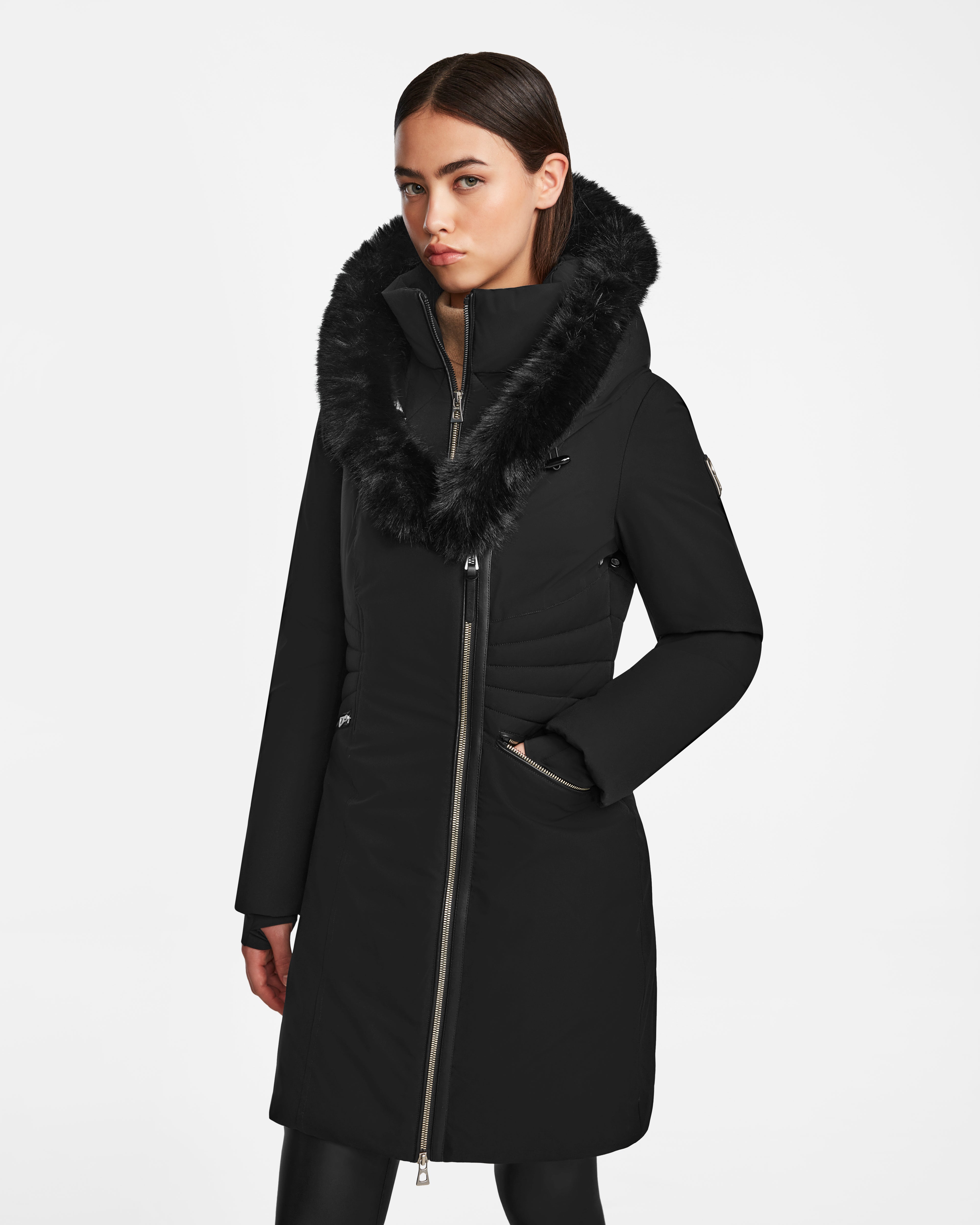 CORA L124513 Black Women's Casual Dress - Perfect for Office, Party & Everyday Wear