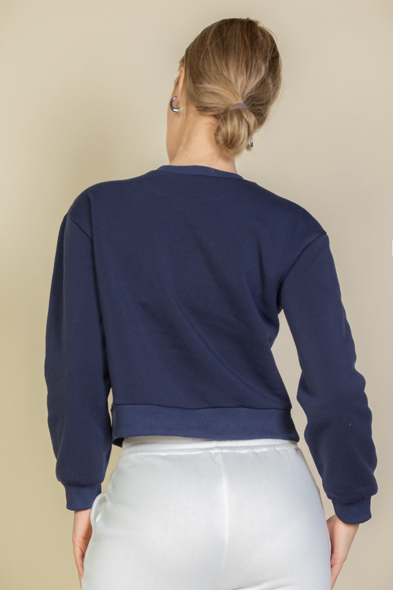 Trendy Graphic Drop Shoulder Sweatshirt for Women & Men - Soft Cotton Oversized Pullover - Perfect for Casual Wear, Street Style & Loungewear