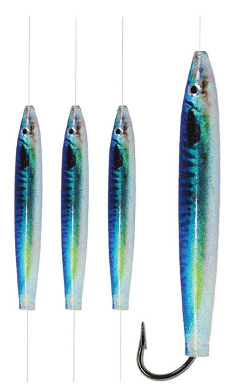 Ahi Live Deception Cedar Plug Daisy Chain Lure - Premium Saltwater Fishing Lures for Tuna, Mahi, and Wahoo - Perfect for Offshore Trolling and Big Game Fishing