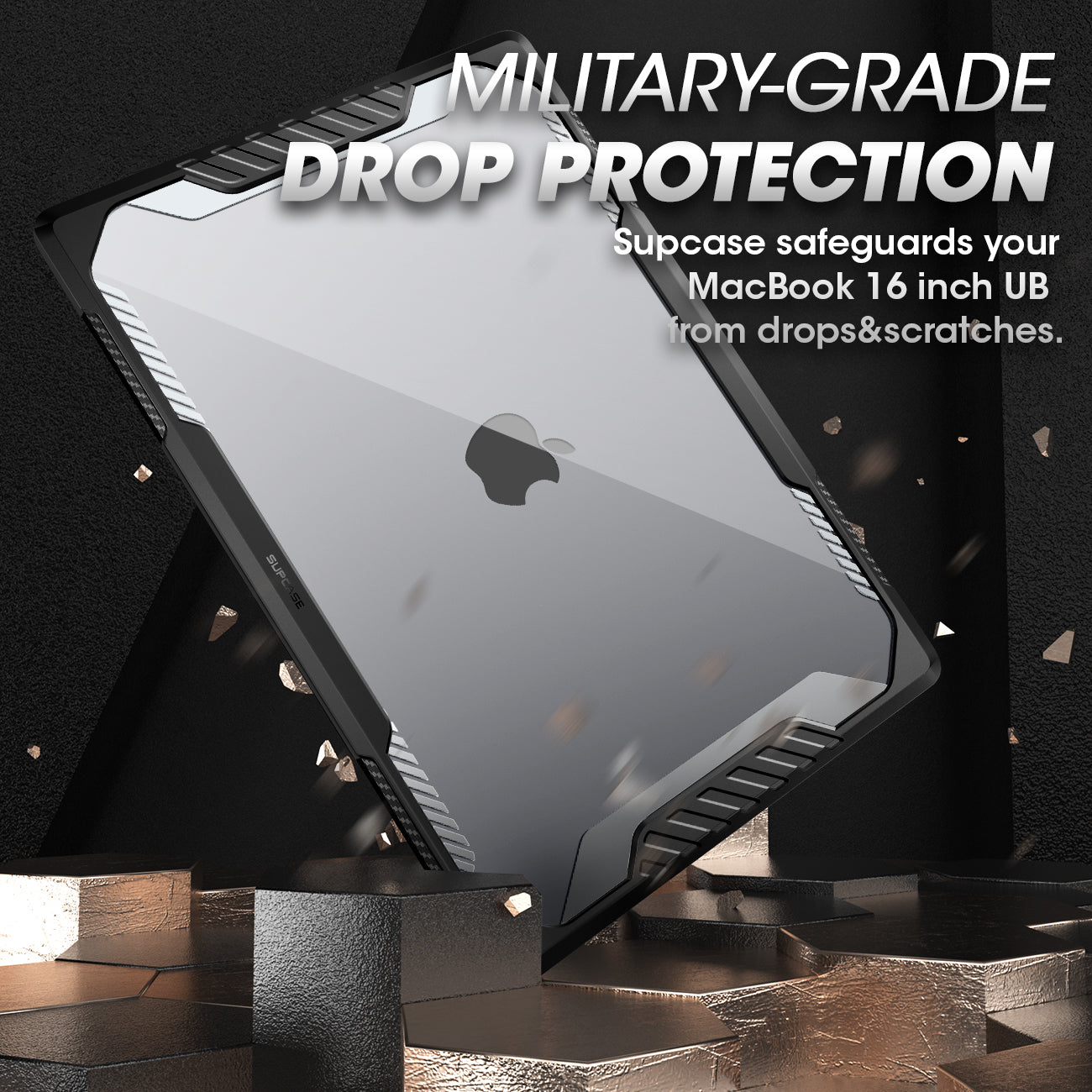 Apple MacBook Pro 16-inch M1/M2 Pro/Max Laptop Case (2021-2023 Model) - SUPCHE Unicorn Beetle Pro Series Protective Cover - Shockproof & Scratch-Resistant - Perfect for Work, Travel & College Use