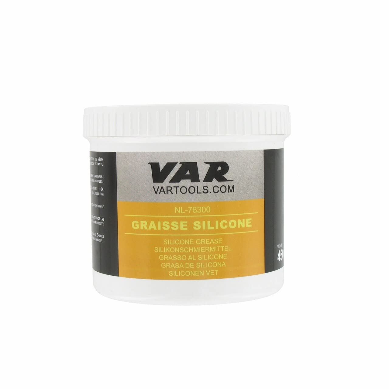 VAR Tools High-Performance Silicone Grease for Automotive, Plumbing & DIY Projects - Multi-Purpose Lubricant for Adults (Unisex, One Size, Multicolor) - Perfect for Valve Maintenance, O-Ring Sealing & Waterproofing Applications