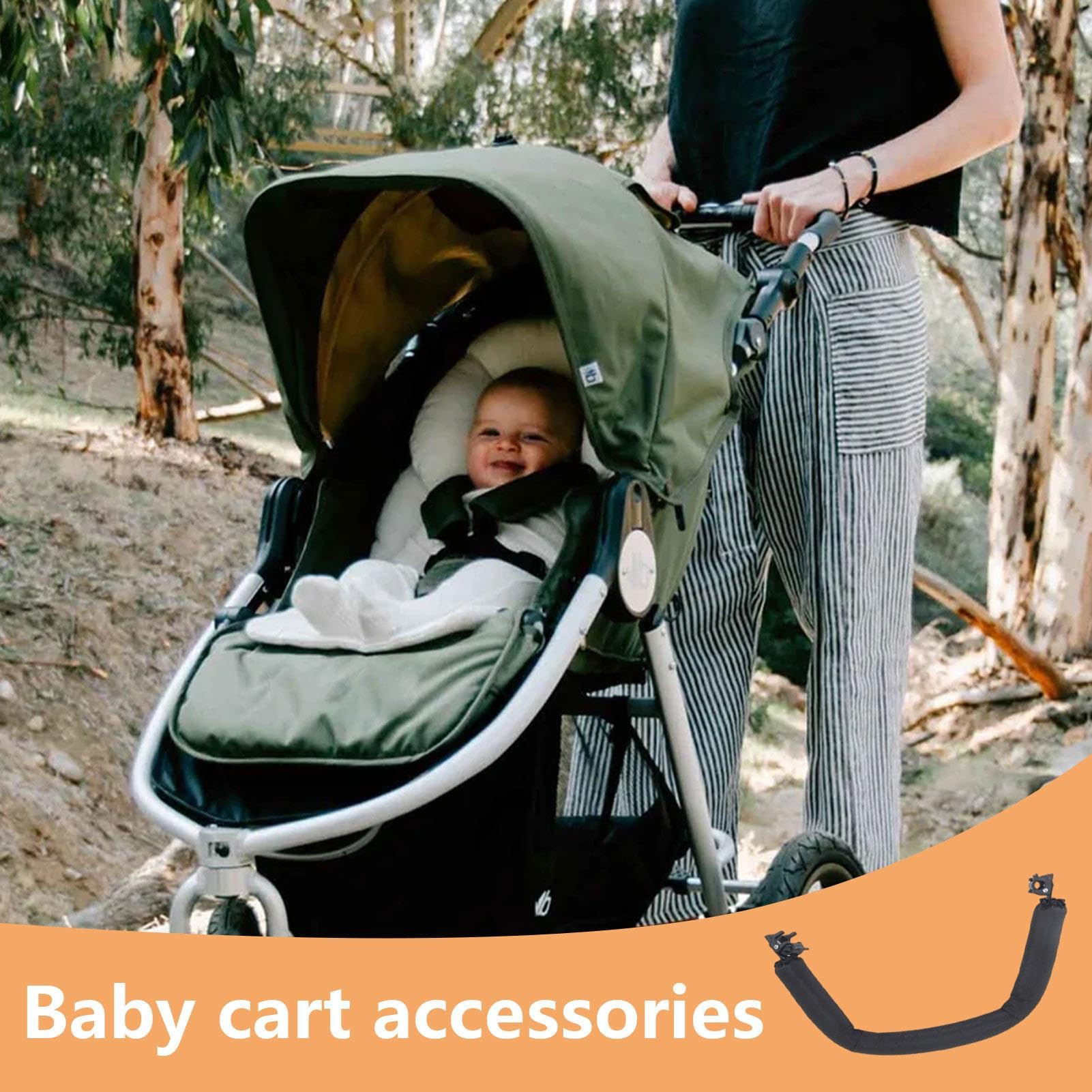 Universal Stroller Dinner Plate & Snack Tray - Adjustable Stroller Cup Holder & Bumper Bar Accessory for Baby Strollers, Carts, and High Chairs | Perfect for On-the-Go Meals, Snacks, and Drinks During Shopping, Travel, and Outdoor Activities