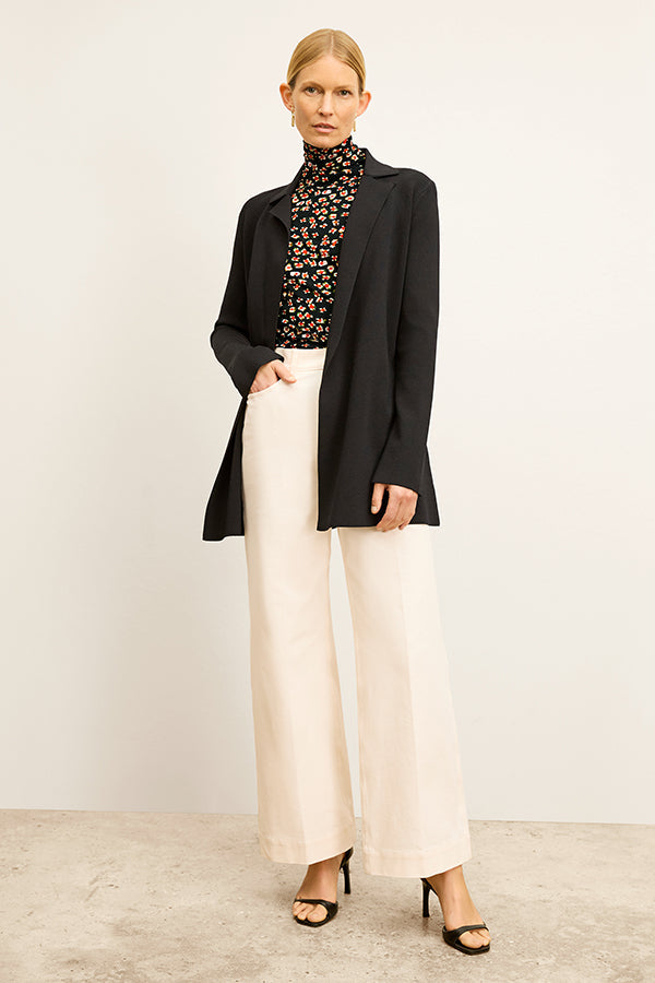 Milo Wide Leg Jeans for Women - Eco-Friendly Better Than Denim Stretch Pants in Bright Ivory | Casual Chic Outfit for Streetwear & Everyday Comfort