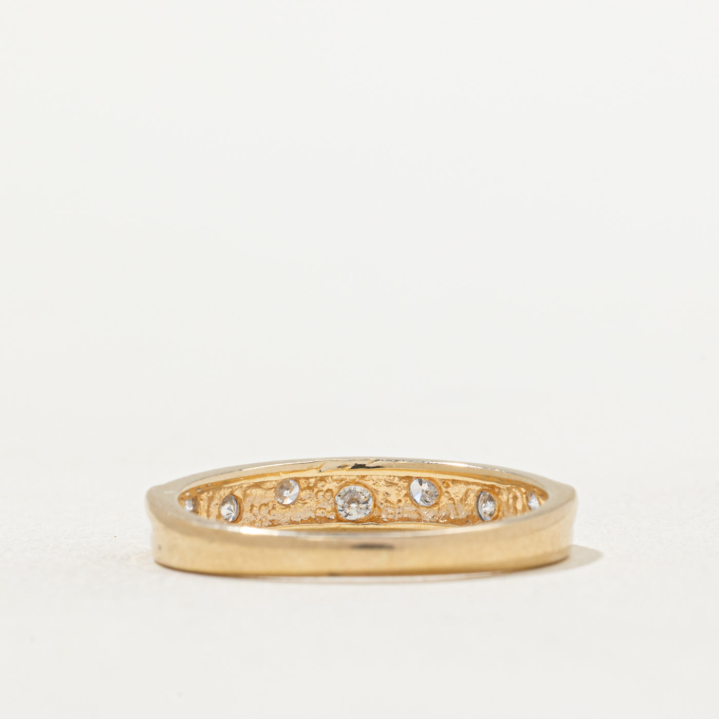 0.21ctw Diamond Wave Design Wedding Band Ring - Size 7.25 for Women, Elegant Engagement & Anniversary Jewelry Gift for Her - Perfect for Bridal, Proposals & Special Occasions
