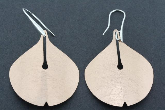 Lilly Earrings for Women - Rose Gold Plated Floral Dangle Earrings - Perfect for Weddings, Parties & Everyday Wear