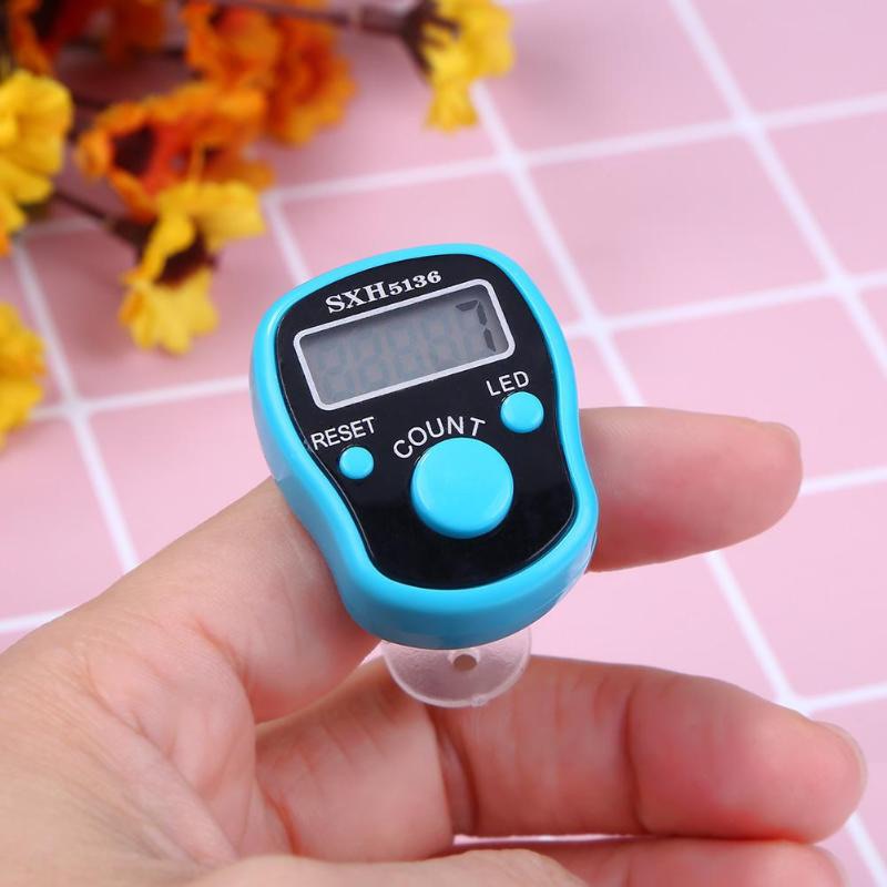 LED Finger Counter - Digital Handheld Tally Clicker for Counting People, Inventory & Events - Perfect for Crowd Control, Retail Stocktaking & Classroom Activities