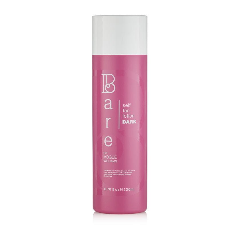 Bare by Vogue Self Tanning Lotion - Natural Sunless Tan for Face & Body - Perfect for Summer Glow, Vacations & Special Occasions