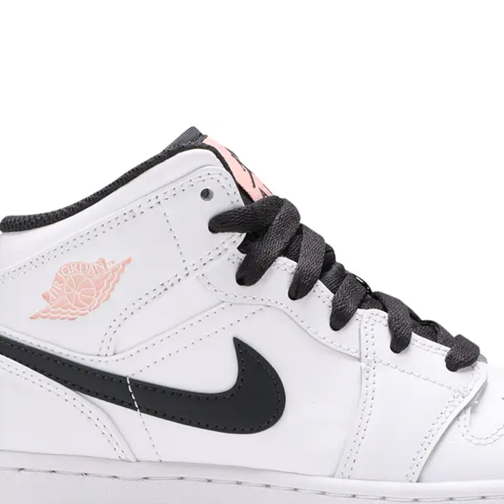 Air Jordan 1 Mid GS 'White Arctic Orange' - Kids Basketball Shoes for Boys & Girls - Comfortable Sneakers for School, Sports & Casual Wear