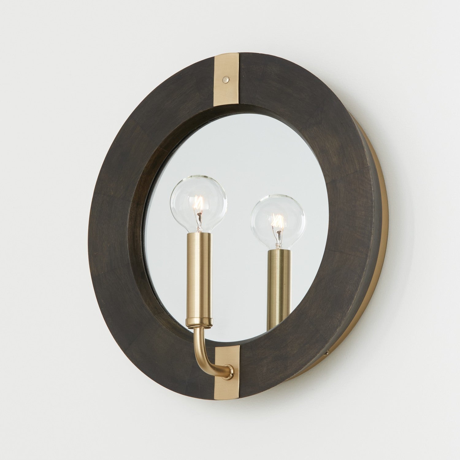 Capital Lighting One Light Wall Sconce - Modern Wall Light Fixture for Living Room, Bedroom & Hallway - Brushed Nickel Finish Indoor Lighting - Perfect for Home Decor & Ambient Lighting