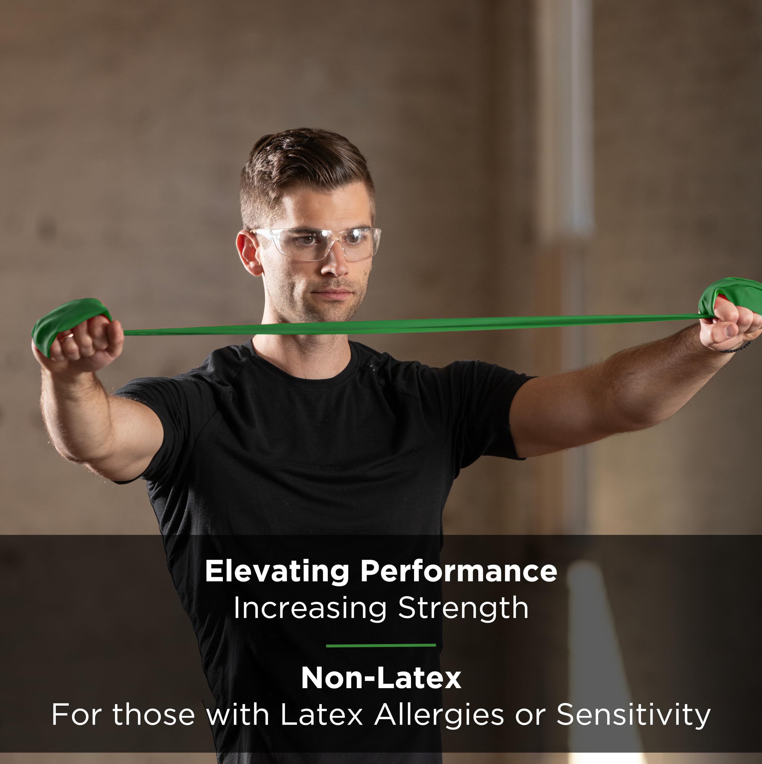 THERABAND Resistance Band 50 Yard Roll - Heavy Green Non-Latex Professional Exercise Bands for Strength Training, Physical Therapy, Pilates & Rehab - Level 4 (Dispenser Box Included) - Perfect for Home Gym, Physical Therapy Clinics & Fitness Studios