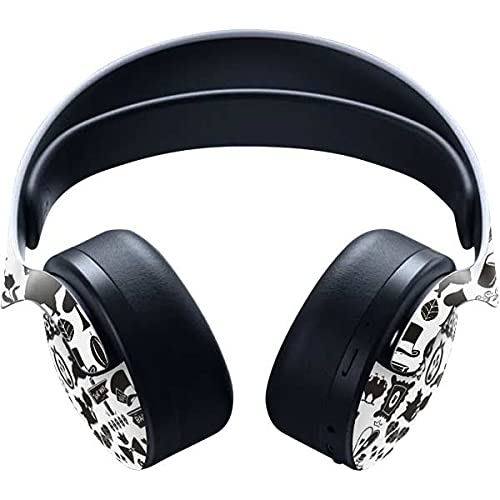Officially Licensed Disney Alice in Wonderland (Animated) Silhouette Gaming Skin Decal for PS5 Pulse 3D Wireless Headset - Custom Protective Cover for Gaming Accessories - Perfect for PS5 Gamers & Disney Fans