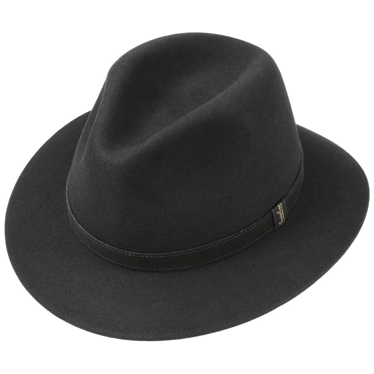 Borsalino Nero Pack Away Hat - Foldable Travel Fedora for Men & Women | Perfect for Outdoor Adventures, Beach Vacations & Casual Wear