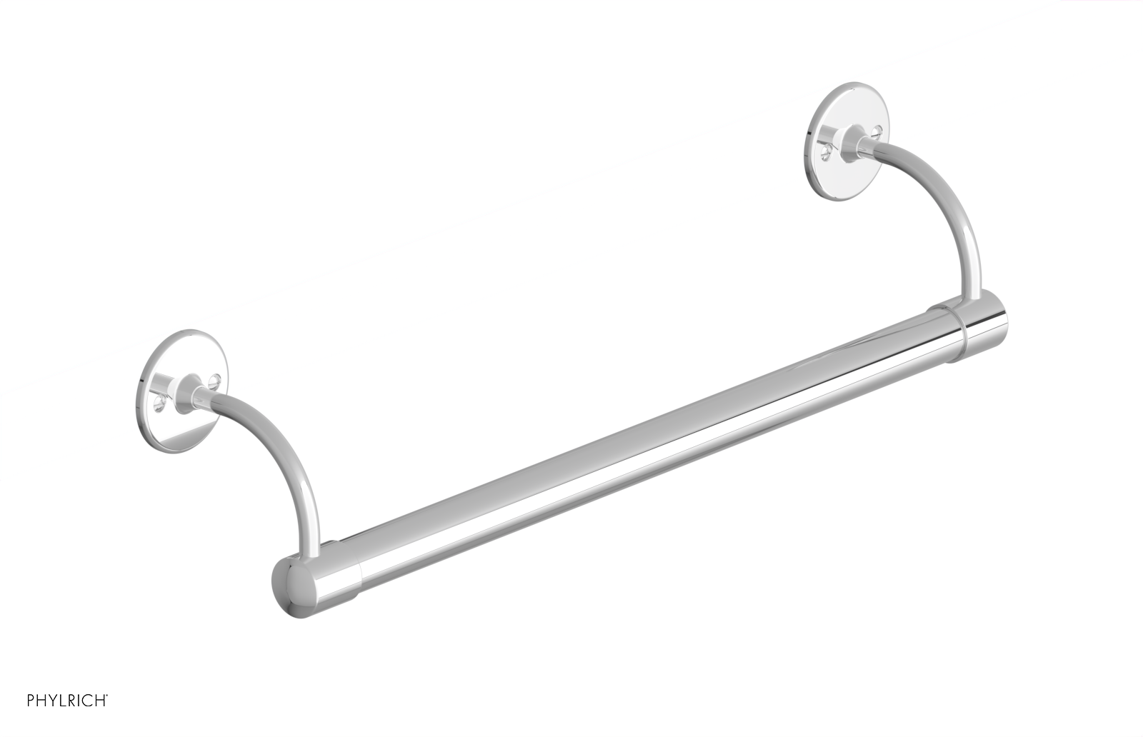 Jamestown 18-Inch Towel Bar - 165mm x 70mm - Bathroom Towel Rack for Spa, Hotel & Home Decor - Stainless Steel Wall Mounted Towel Holder for Hand & Bath Towels