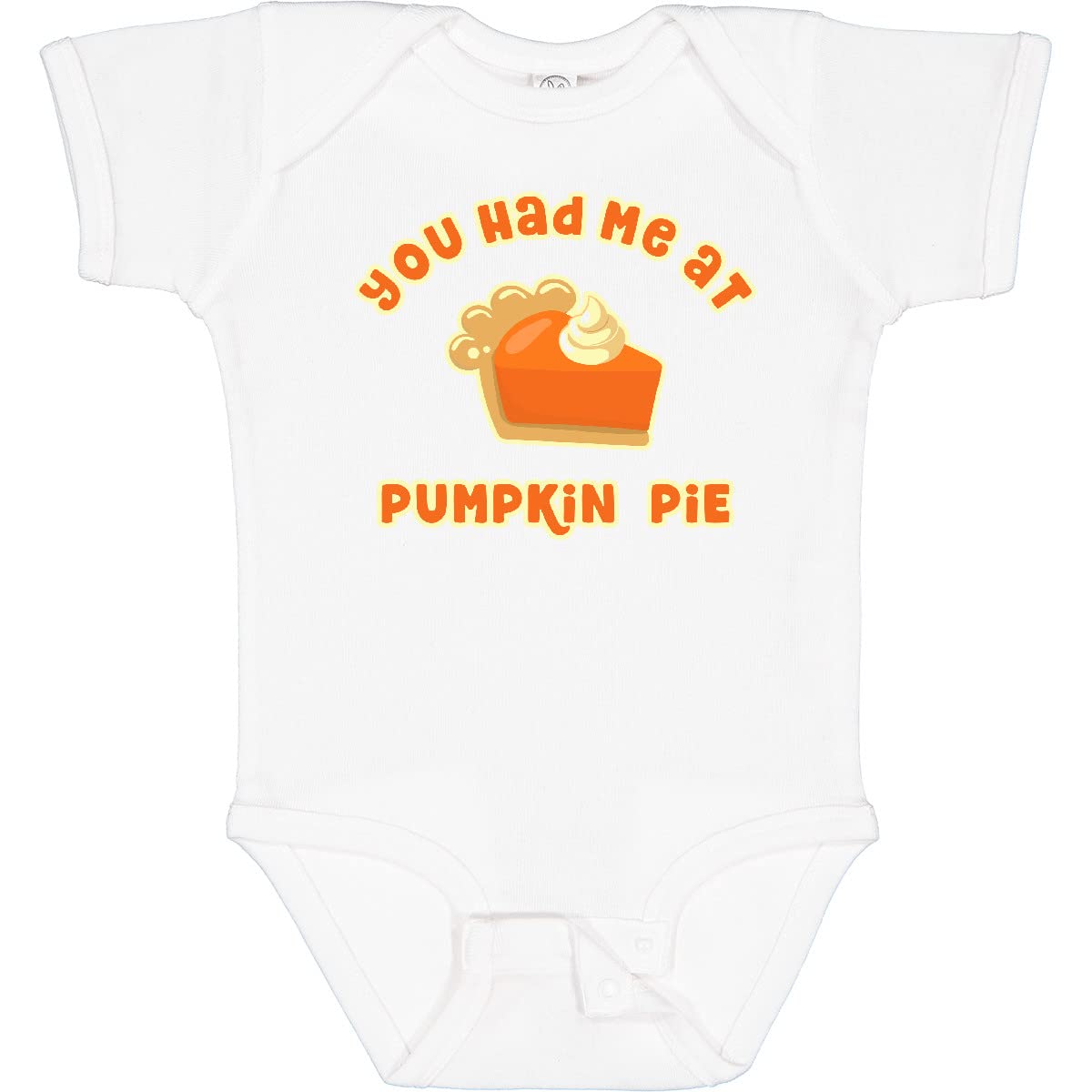 Inktastic Had Me At Pumpkin Pie Baby Bodysuit - Cute Thanksgiving Outfit for Infants & Toddlers - Perfect for Family Gatherings, Photo Shoots & Holiday Celebrations