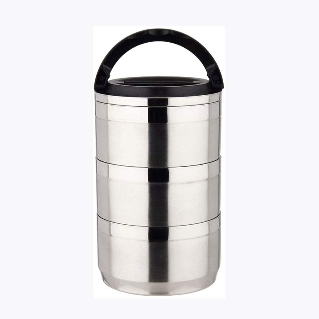 XWWDP Stainless Steel Insulated Lunch Box - Leakproof & Easy to Clean Multi-Layer Bento Box for School, Office & Picnic - Reusable Eco-Friendly Food Container for Hot & Cold Meals