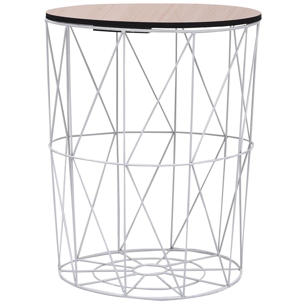 Elegant White Sofa Table - 18.5