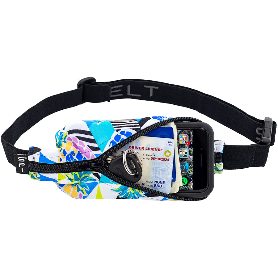 Large Pocket Spibelt - Premium Running Belt with Big Storage for Phones, Keys & Essentials - Perfect for Jogging, Hiking & Workouts