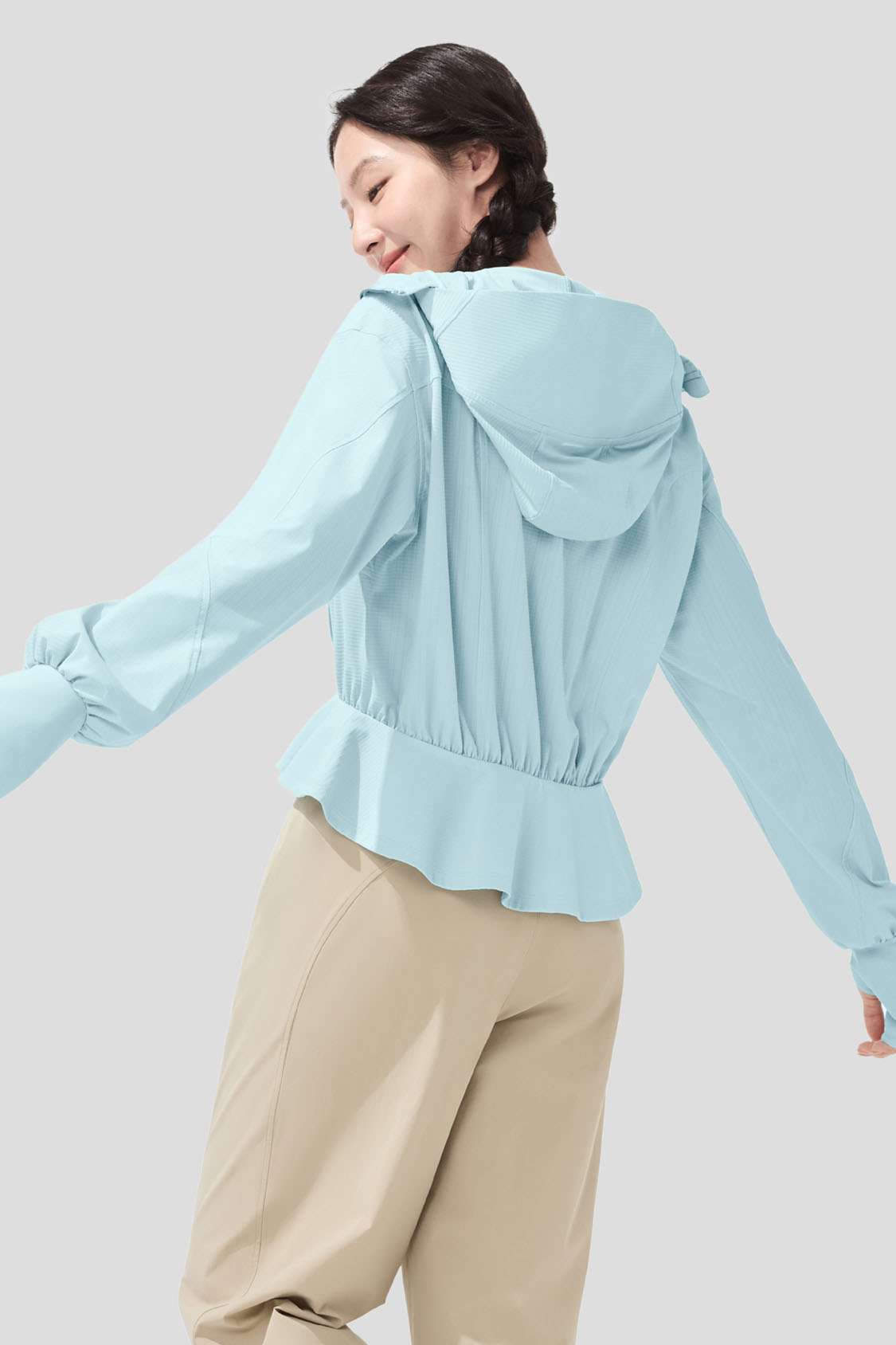 Women's UPF50+ Cooling Breathable Sun Jacket - Lightweight Short Sleeve UV Protection for Outdoor Activities, Hiking & Beach Wear