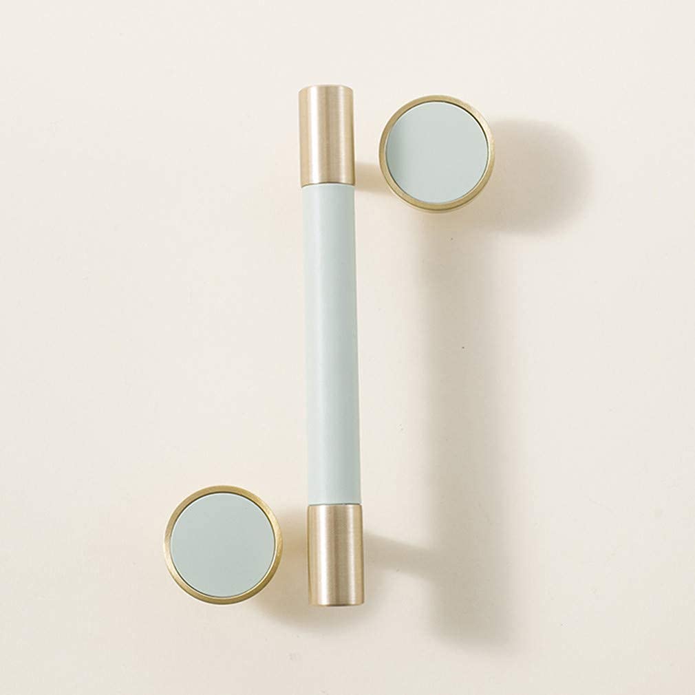 Solid Brass Cabinet Handles - Gold T Bar Knobs for Kitchen & Bathroom