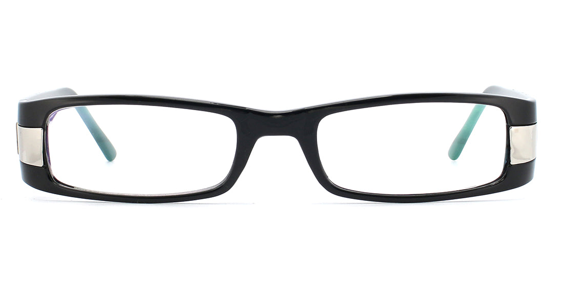 Stylish Metal and Plastic Rectangle Eyeglasses JV534 - Perfect for Reading, Work, and Fashion Accessories