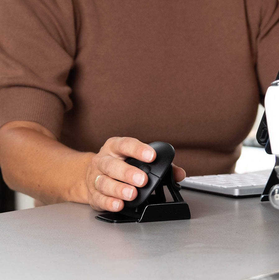 R Go Twister Mouse - Ergonomic Wireless Computer Mouse for Laptop & PC - Comfortable Grip for Office, Gaming & Home Use