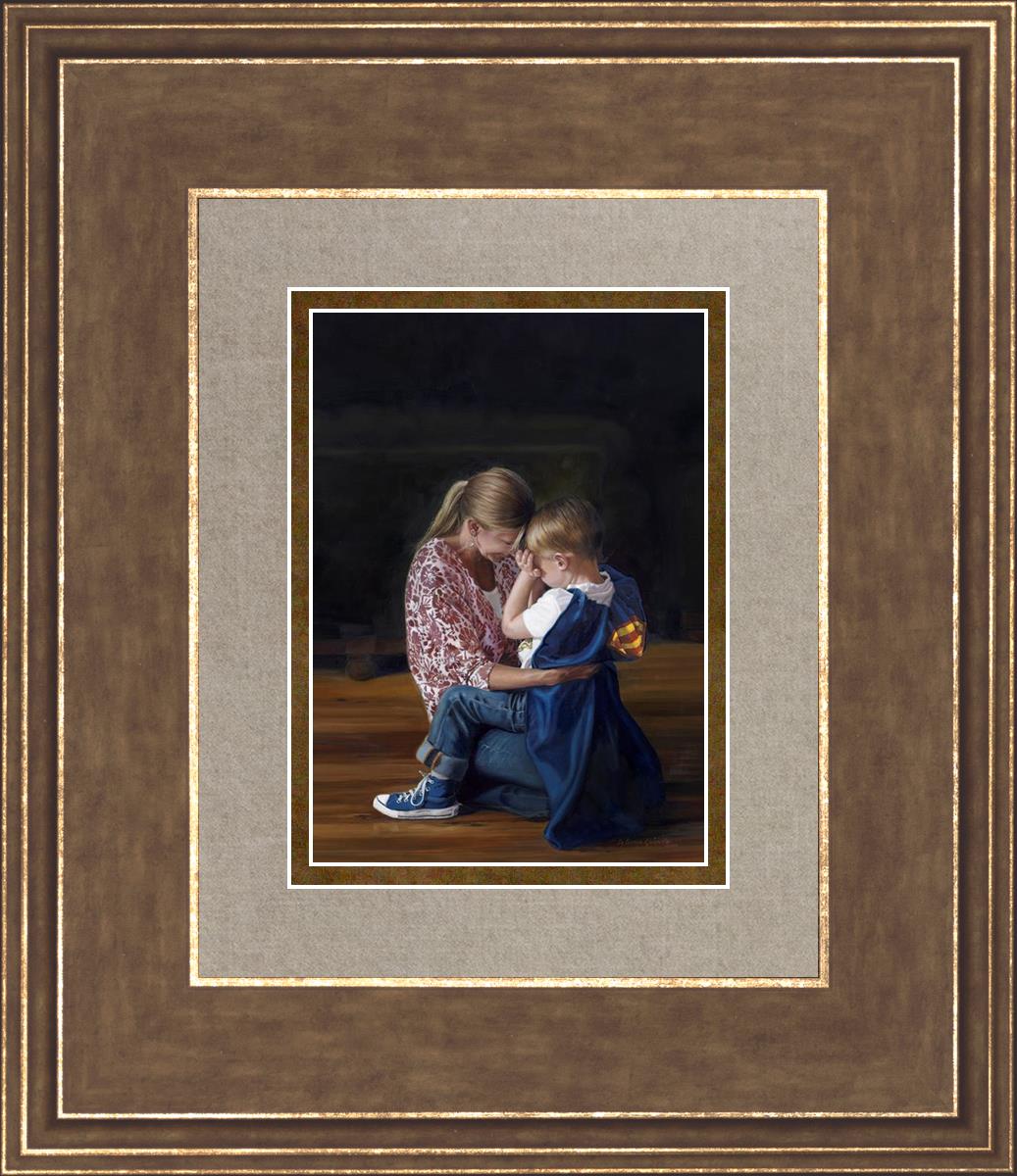 Even Superman Needs A Mom - Inspirational Art Print by Liz Lemon Swindle - Perfect for Mother's Day Gifts & Home Decor