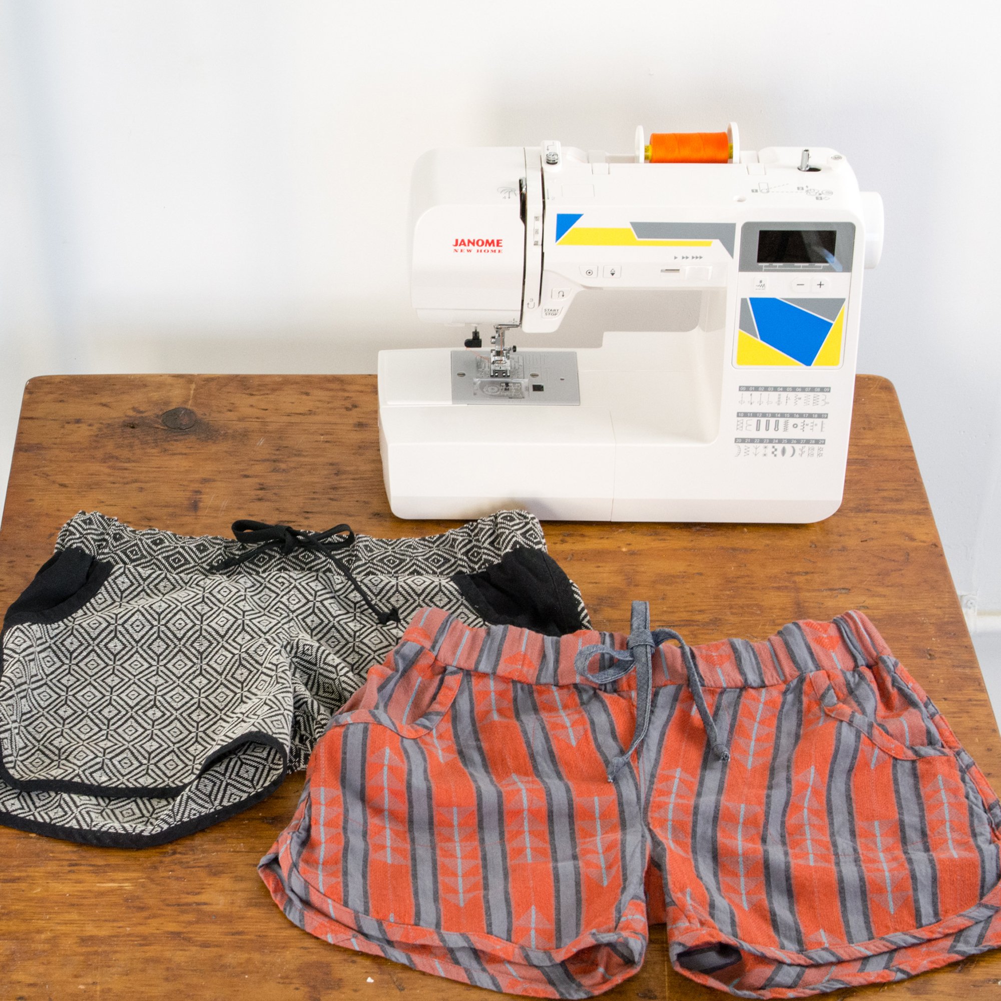 Janome MOD-30 Computerized Sewing Machine with 30 Built-In Stitches & 3 One-Step Buttonholes - Drop Feed System, Accessories Included - Perfect for Quilting, Dressmaking & Home DIY Projects
