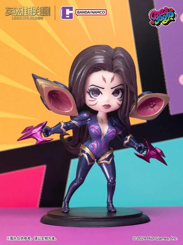 Bandai Namco x Gals Pop League of Legends Blind Box Collectible Figures - Random Character Mystery Toy for LOL Fans, Gaming Room Decor & Gift for Gamers