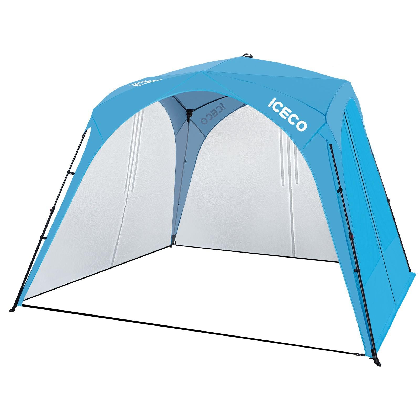 Hi1600L Folding Camping Chair with Canopy Tent - Portable Outdoor Chair with Sunshade for Beach, Picnic, Fishing, and Backyard Relaxation | ICECO
