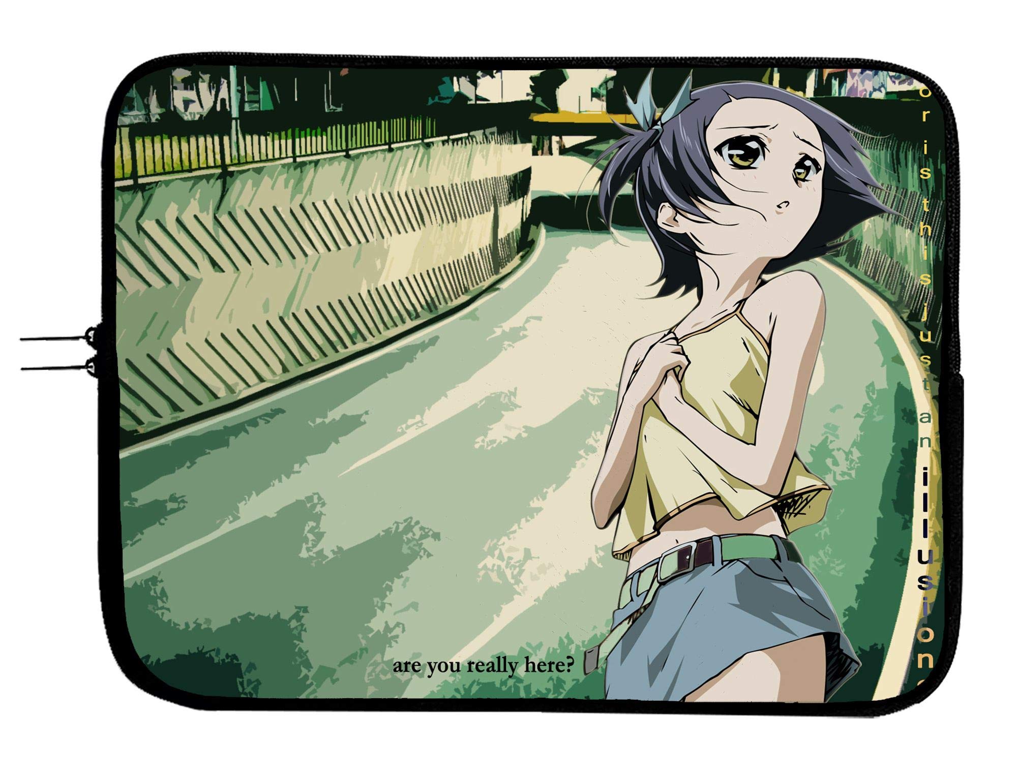Brand4 Noein: to Your Other Self Anime Laptop Sleeve Bag with Mousepad - Fits 15 Inch Notebook, All Laptops & Tablets - Perfect for Work, School, and Travel