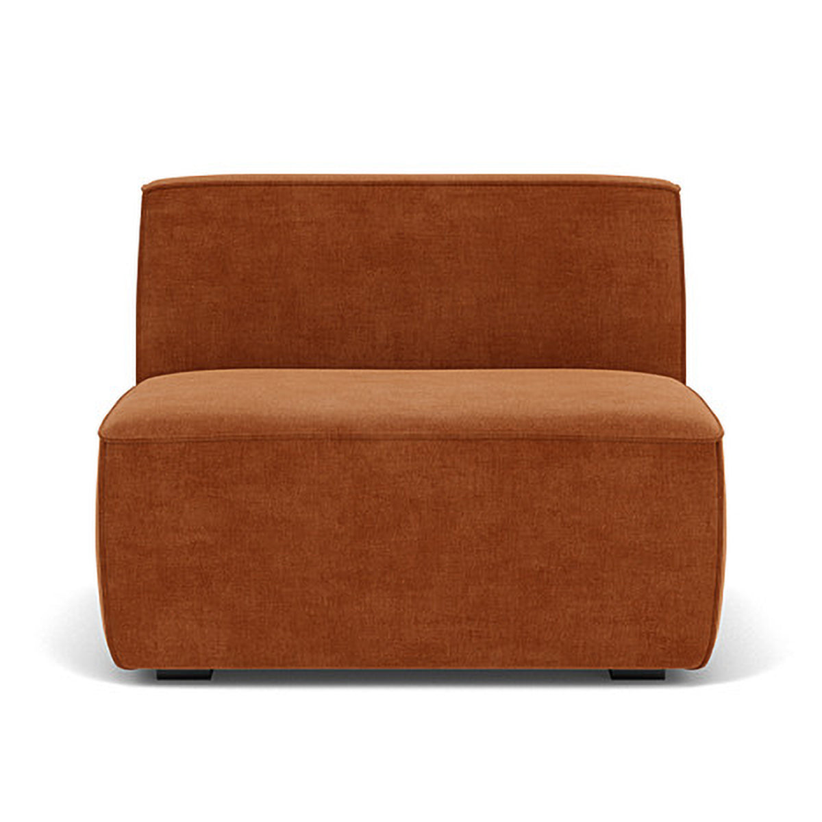 Modern Dane Fabric 1-Seater Modular Armless Sofa - Perfect for Small Spaces, Apartments & Contemporary Living Rooms