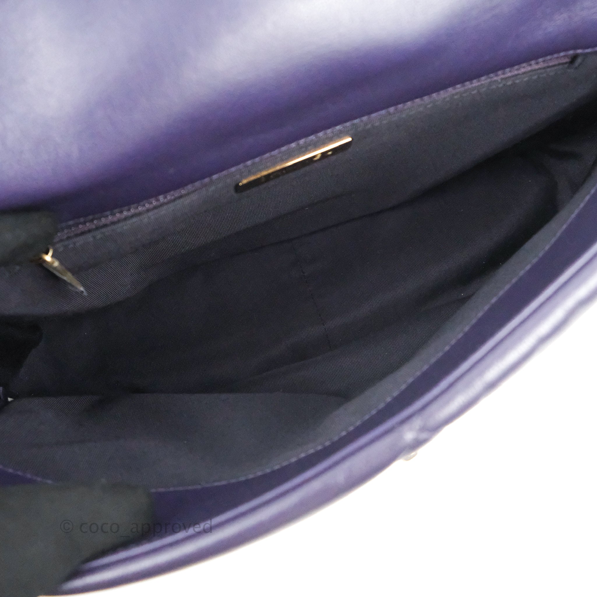 Chanel 19 Medium Flap Bag in Dark Purple with Mixed Hardware - Luxury Designer Handbag for Women, Perfect for Date Night & Special Occasions