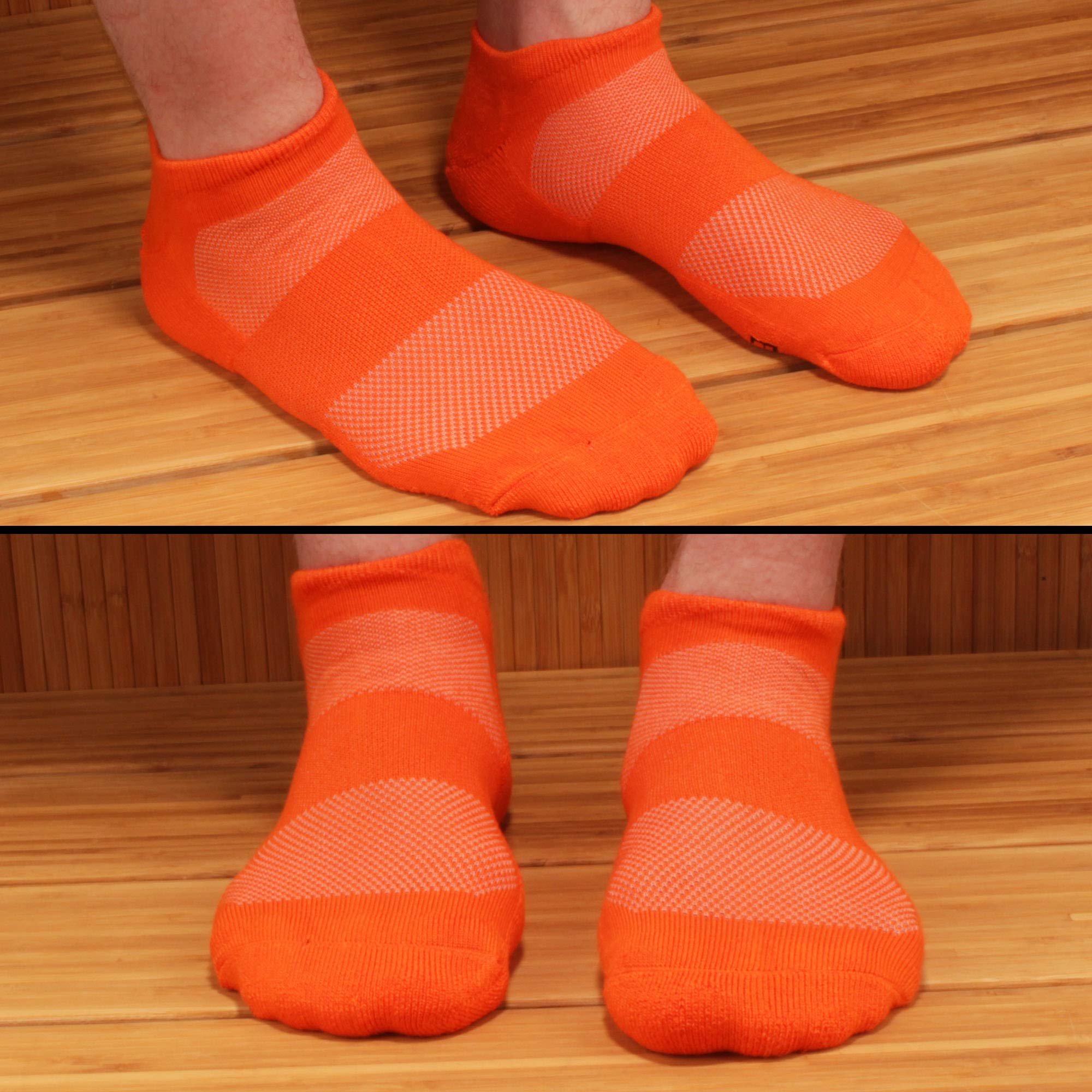 Men's Breathable Rayon Bamboo Fiber Sports Socks - 4 Pairs Moisture Wicking Athletic Ankle Socks for Running, Gym & Casual Wear