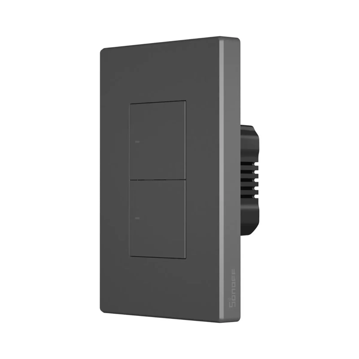 Sonoff SwitchMan M5 Smart WiFi Wall Switch - 2 Channels, Gray - Remote Control for Home Automation & Smart Lighting