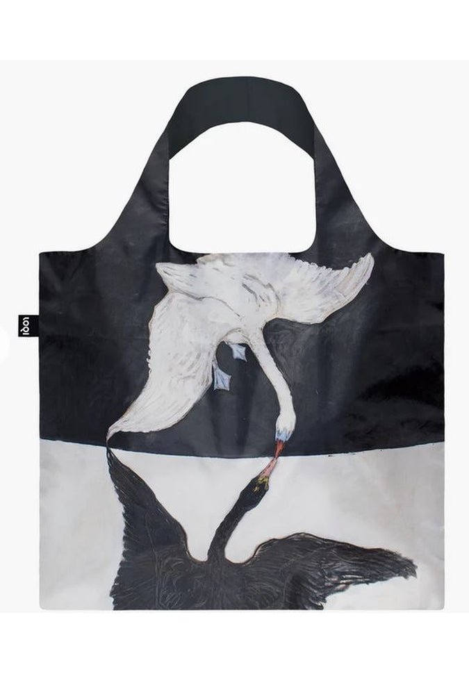 LOQI Eco-Friendly Reusable Shopping Tote Bag - Lightweight & Durable Foldable Grocery Bag for Women & Men - Perfect for Grocery Shopping, Beach Trips & Travel Accessories