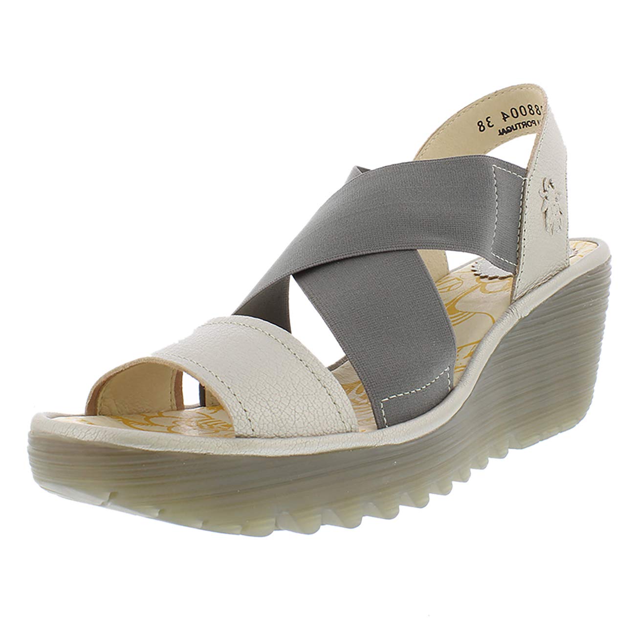 FLY London Women's Open Toe Heeled Sandals - Comfortable Summer Dress Shoes for Weddings, Parties & Beach Vacations